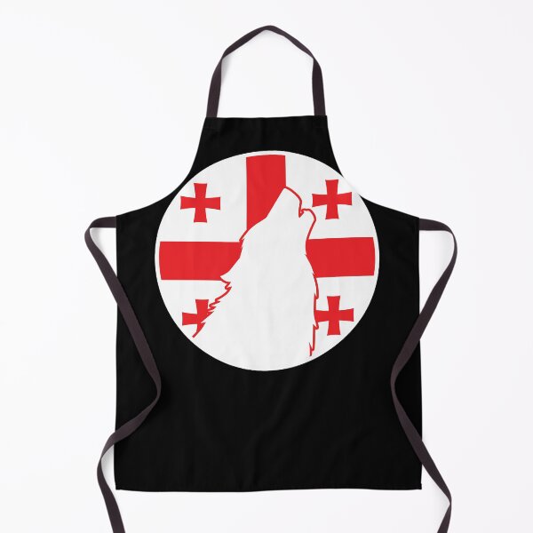 Item preview, Georgia Wolf Georgian National Animal Flag designed and sold by FlagX.