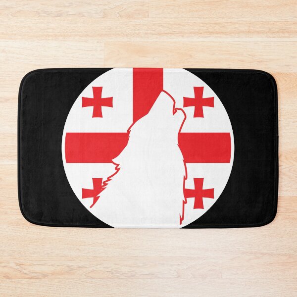 Item preview, Georgia Wolf Georgian National Animal Flag designed and sold by FlagX.