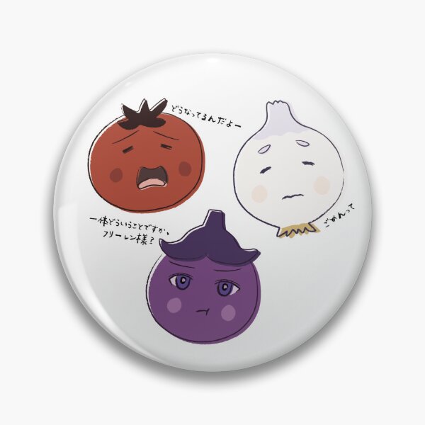 Item preview, Frieren, Fern and Stark as vegetables designed and sold by jasmin0108.