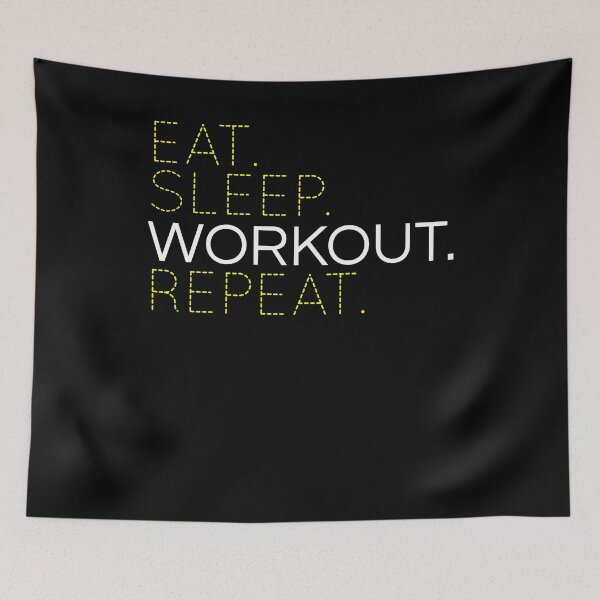 Item preview, Eat Sleep Workout Repeat  designed and sold by Kieran Abbott.