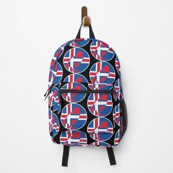 Item preview, Iceland Falcon Gyrfalcon Icelandic National Animal Flag designed and sold by FlagX.