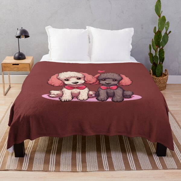 Item preview, Happy Poodle Dogs expressing love!  designed and sold by fribabywonder.