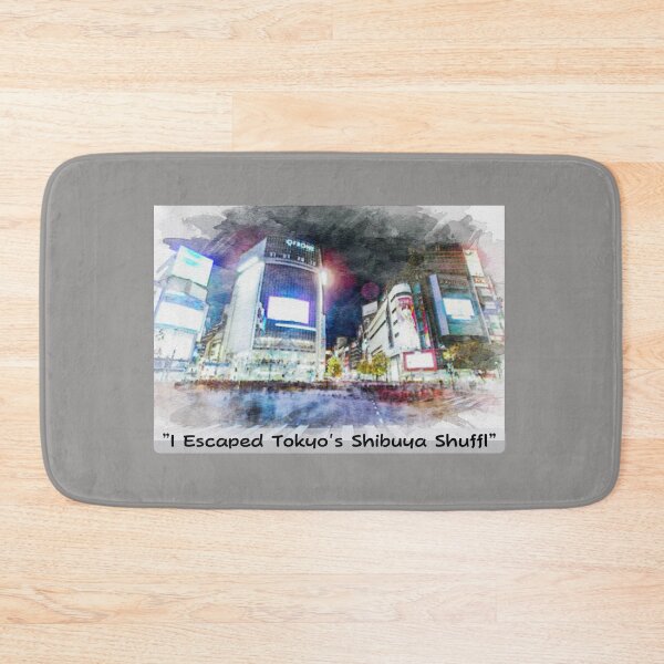 Item preview, "I Escaped Tokyo's Shibuya Shuffle" Funny Tee designed and sold by Wabi-SabiStudio.
