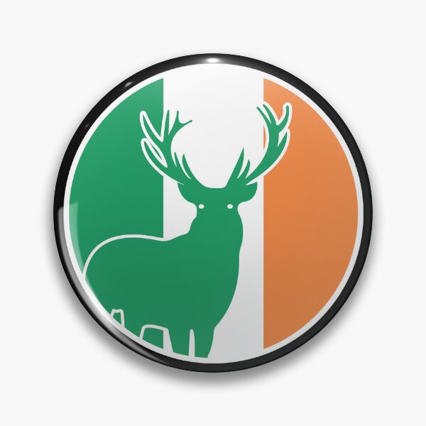 Item preview, Ireland Red deer Irish National Animal Flag designed and sold by FlagX.