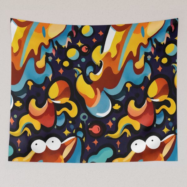 Item preview, Psychedelic, space themed , Abstract designed and sold by ratchawoot.