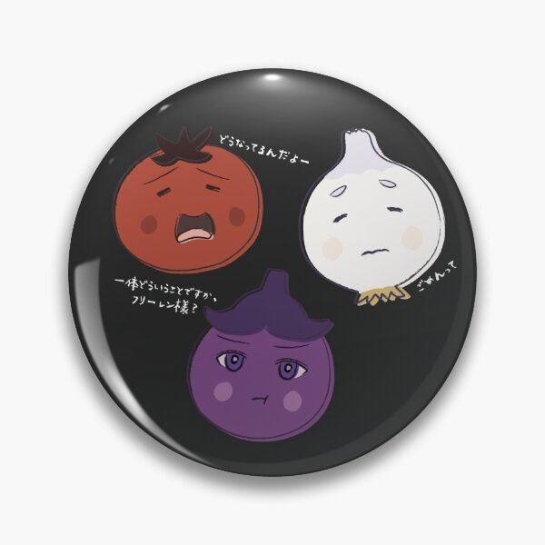 Item preview, Kopie von Frieren, Fern and Stark as vegetables (white text) designed and sold by jasmin0108.