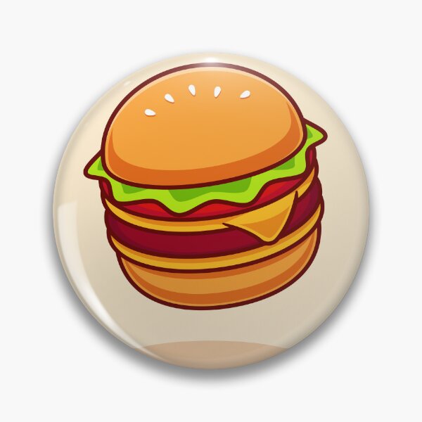 Item preview, Flying Flavors: Cheeseburger Floating Cartoon Vector Icon designed and sold by hjian8219.
