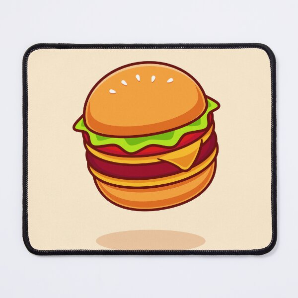 Item preview, Flying Flavors: Cheeseburger Floating Cartoon Vector Icon designed and sold by hjian8219.