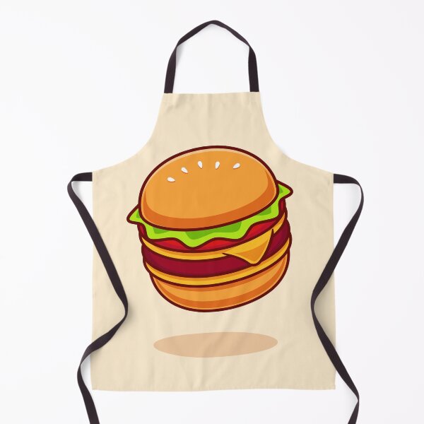 Item preview, Flying Flavors: Cheeseburger Floating Cartoon Vector Icon designed and sold by hjian8219.