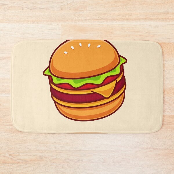 Item preview, Flying Flavors: Cheeseburger Floating Cartoon Vector Icon designed and sold by hjian8219.