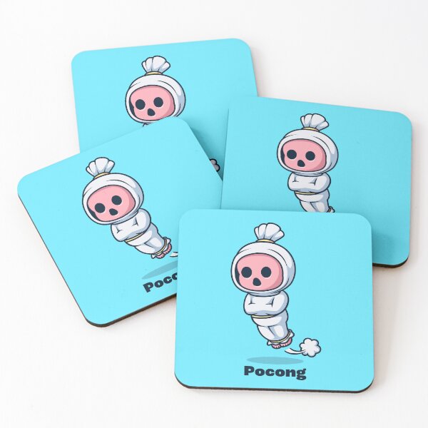 Item preview, Playful Pocong: Cute Indonesian Ghost Cartoon Vector Icon designed and sold by hjian8219.