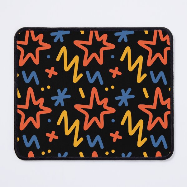Item preview, Abstract simple minimal line doodle colorful scribble pattern designed and sold by TNwandesignart.