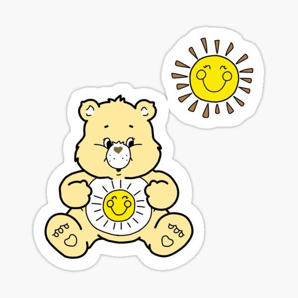 Vintage Care Bear Stickers
