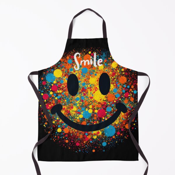 Item preview, Vibrant Splatter Smile Abstract Art designed and sold by inkArtistryfine.
