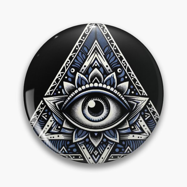 Item preview, Mystic Eye Tribal Mandala Art designed and sold by inkArtistryfine.