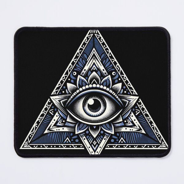 Item preview, Mystic Eye Tribal Mandala Art designed and sold by inkArtistryfine.
