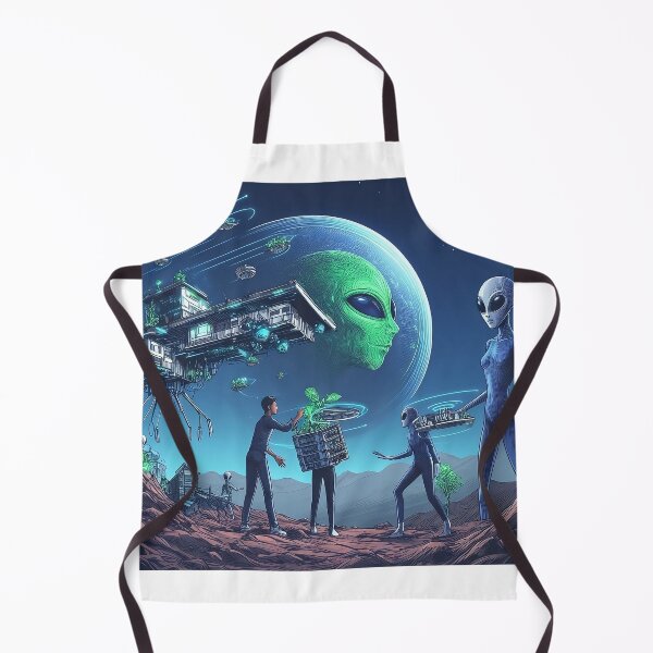 Item preview, Space Agriculture: Human and Alien Cooperation in Interstellar Farming on a Martian Landscape designed and sold by ArcaneVisions.