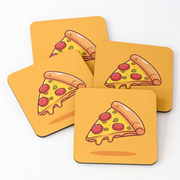 Artikelvorschau, „Herzhafte Levitation: geschmolzenes Pizzastück, schwebendes Cartoon-Vektor-Symbol“ entworfen und verkauft von hjian8219.