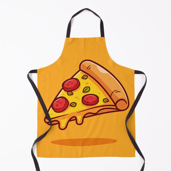 Item preview, "Savory Levitation: Pizza Slice Melted Floating Cartoon Vector Icon" designed and sold by hjian8219.