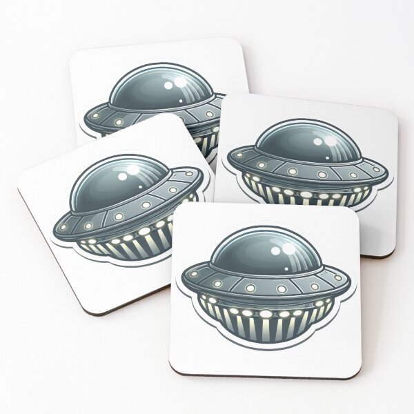 Item preview, UFO -Alien Spaceship Sticker designed and sold by mymagicstoreus.