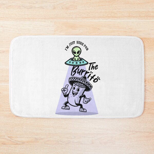 Item preview, Burrito and Alien: I'm Just Here For The Burrito designed and sold by akaajoficial.