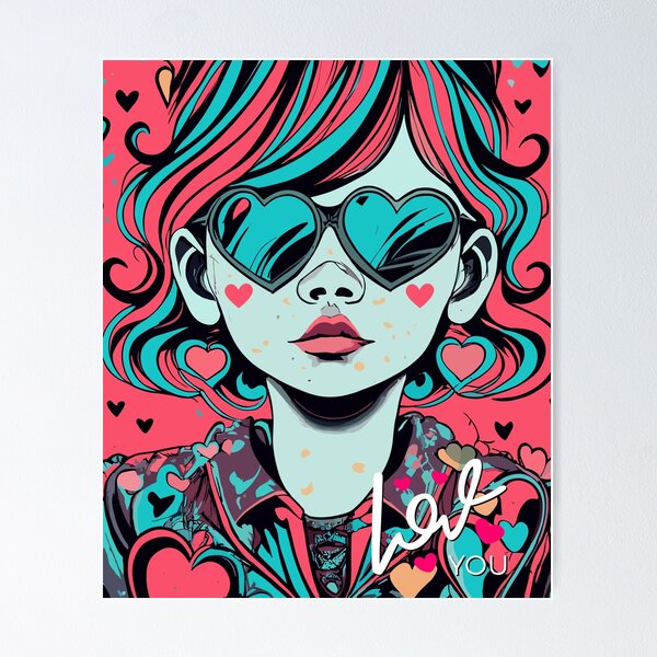 Item preview, Love you girlfriend boyfriend Valentines ,brafdesign designed and sold by Brafdesign.