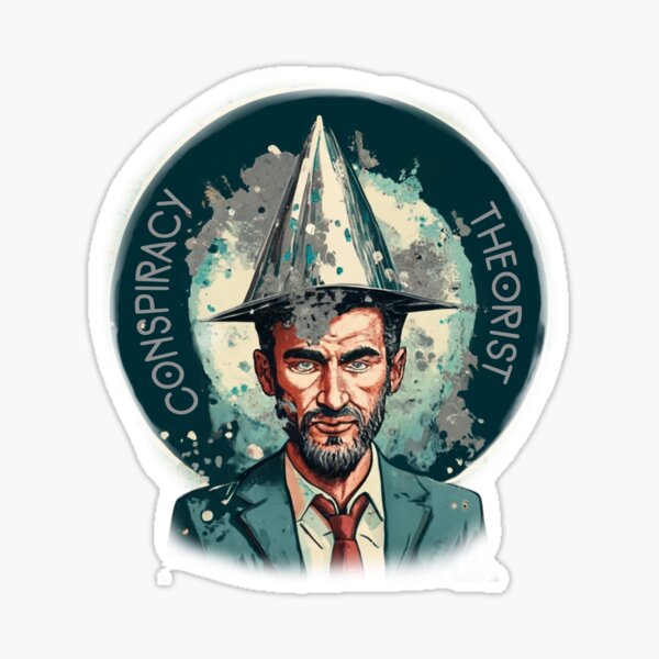 Item preview, Conspiracy Theorist With Tin Foil Hat - Conspiracy Crew designed and sold by Conspiracy Crew.