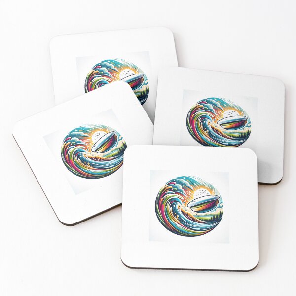 Item preview, Dynamic Ultimate Frisbee Art Print - Colorful Sports Fun designed and sold by finwiz.