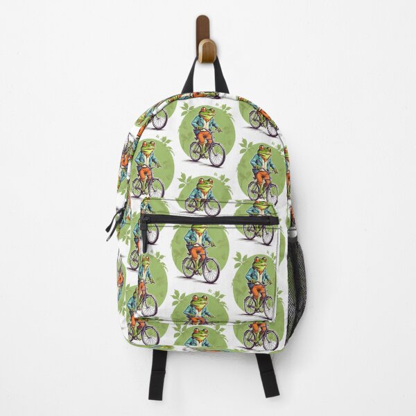 Item preview, Frog Riding a Bike designed and sold by WIKWOK.