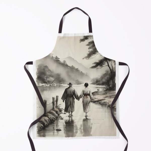 Item preview, Couple beside Riverbed designed and sold by INFUSION2025.