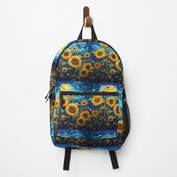Item preview, Starry Feline Amidst Sunflowers: Vintage Cat Echoing Van Gogh designed and sold by Silver Medal.