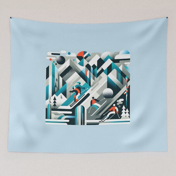 Item preview, Geometric Alpine Adventure designed and sold by JoYipYipYip.