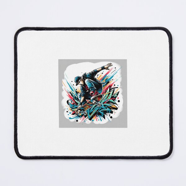 Item preview, Graffiti Style Skateboarding Art Print - Extreme Urban Sports designed and sold by finwiz.