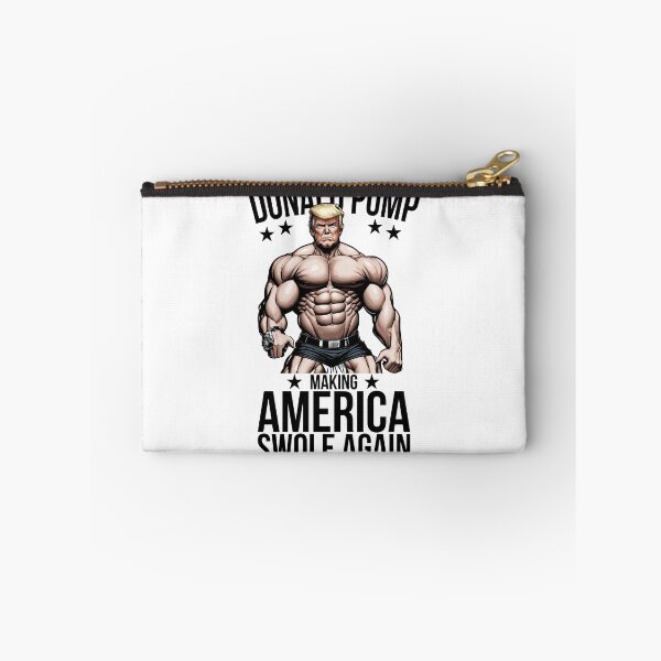 Item preview, Donald Pump Making America Swole Again, America Great Again Funny Gym Sayings designed and sold by Peculiarts.