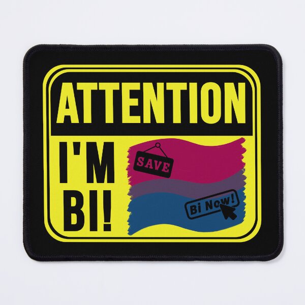 Item preview, I'm Bi! Bisexual Pride Flag designed and sold by MarkMySign.
