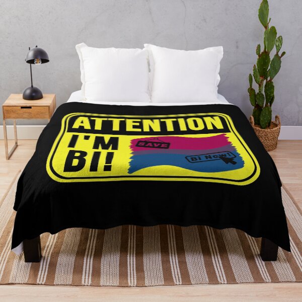 Item preview, I'm Bi! Bisexual Pride Flag designed and sold by MarkMySign.