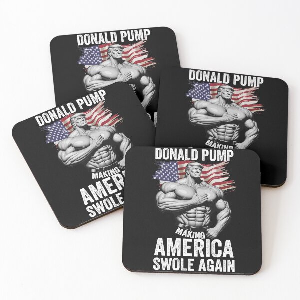 Item preview, Donald Pump Making America Swole Again, Make America Great Again Funny Gym Sayings 4th of July designed and sold by Peculiarts.