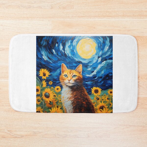 Item preview, Sunflower Cat Confluence: Vintage Charm Meets Artistic Legacy designed and sold by Silver Medal.