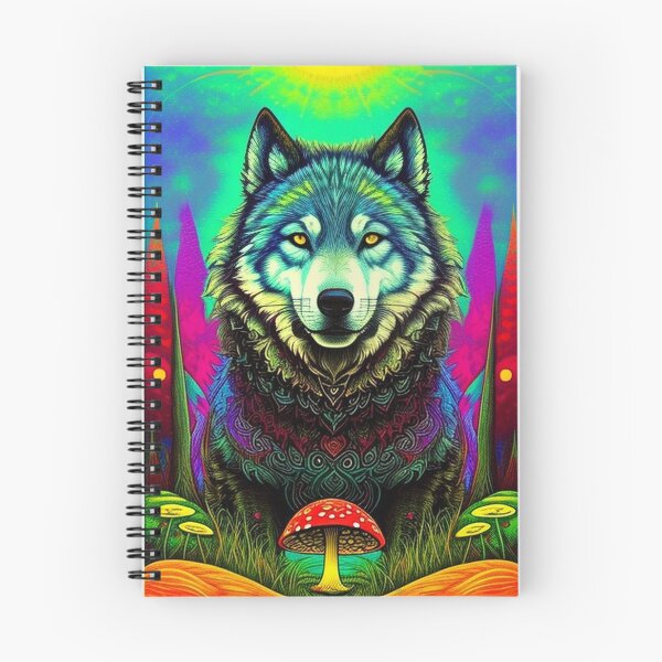 Item preview, psychedelic wolf ideal for tshirt print and phone case designed and sold by Tomtom379.