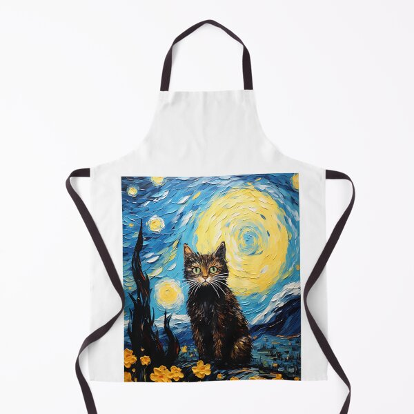 Item preview, Feline Flourish in a Sunflower Haven: A Van Gogh Style Homage designed and sold by Silver Medal.