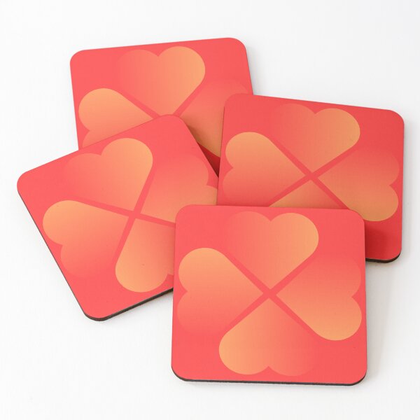 Item preview, Warm Red And Orange Hearts  designed and sold by PrintMintStudio.