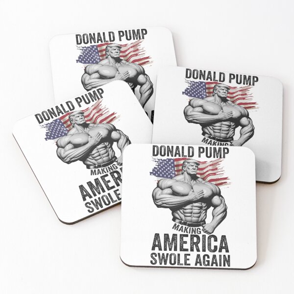 Item preview, Donald Pump Making America Swole Again, Make America Great Again Funny Gym Sayings 4th of July designed and sold by Peculiarts.