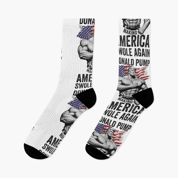 Item preview, Donald Pump Making America Swole Again, Make America Great Again Funny Gym Sayings 4th of July designed and sold by Peculiarts.