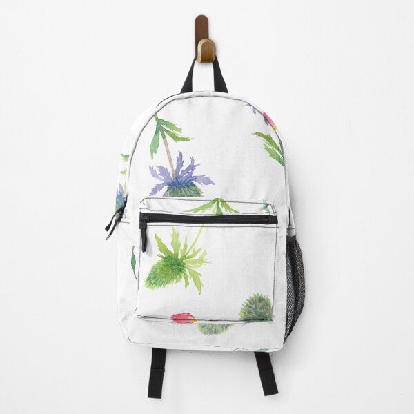 Item preview, Green Watercolor Thistle with Purple Accents | Watercolor Pattern designed and sold by Kere123.