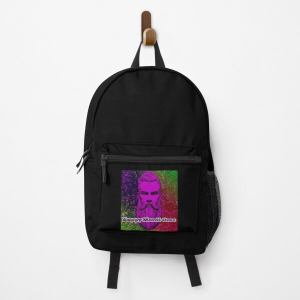 Item preview, Bearded Man: Happy Mardi Gras designed and sold by LthrDaddyBear.