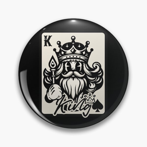 Item preview, Solitaire Cards: King Card  designed and sold by akaajoficial.