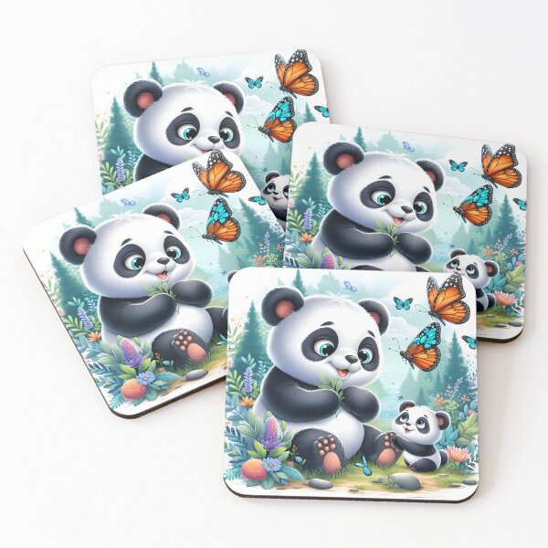 Item preview, Panda & butterfly designed and sold by TrueArtVibes.