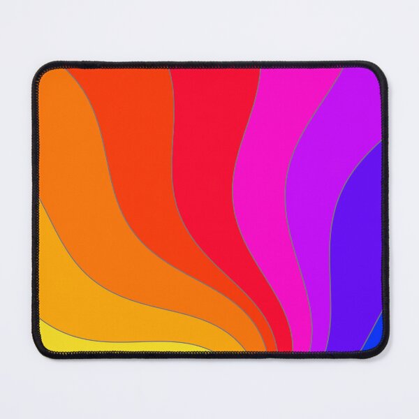 Item preview, Wavy curves retro bold colors designed and sold by coloryourwings.