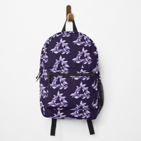 Item preview, Purple Watercolor Triangle Leaves | Botanical Harmony designed and sold by Kere123.