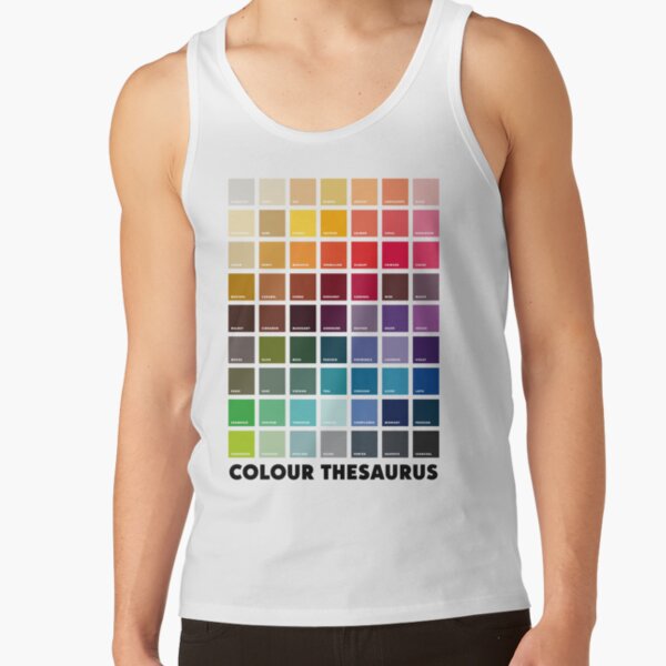Colour Thesaurus: Rainbow Edition Tank Top